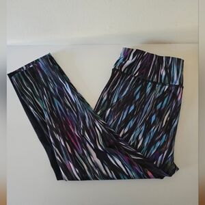 EXP Core by Express Multicolor Abstract Print Leggings – Size L